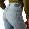 Ariat Women’s Yellowstone High Rise Straight Up Straight Leg Jean(Light Indigo)