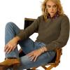 Ariat Women’s Yellowstone Moss Crinkle Sweater(Earth Heather)
