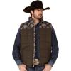 ARIAT Men’s Crius Insulated Vest, Majolica Blue(Banyan Bark/Southwest)