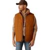 ARIAT Men’s Crius Insulated Vest, Majolica Blue(Chestnut)