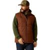 ARIAT Men’s Crius Insulated Vest, Majolica Blue(Potting Soil)