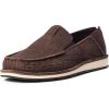 ARIAT Men’s Cruiser Boat Shoe(Bark Bison/Chocolate Suede)