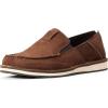 ARIAT Men’s Cruiser Boat Shoe(Distressed Brown)