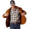 ARIAT Men’s Logo 2.0 Softshell Jacket(Chestnut Embossed)