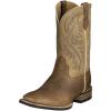 ARIAT Men’s Quickdraw Western Boot, Matte Brown Smooth Quill Ostrich(Tumbled Bark)