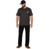 ARIAT Men’s Rebar M7 Slim Durastretch Made Tough Double Front Straight Pant(Black)