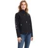 ARIAT New Team Softshell Jacket – Women’s Wind and Water Resistant Jacket(Black/New Mexico Navy Print)
