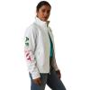 ARIAT New Team Softshell Jacket – Women’s Wind and Water Resistant Jacket(White)