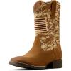 ARIAT Sport Patriot Mens Boot(Antique Mocha Suede/Sand Camo Print)