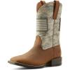 ARIAT Sport Patriot Mens Boot(Distressed Brown/Sage Camo Print)