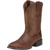 ARIAT Sport Western Wide Square Toe Mens Boot(Fiddle Brown)