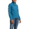 ARIAT Womens Classic Team Softshell Brand Jacket(Eurasian Teal Serape)