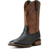ARIAT Workhog Wide Square Toe H2O Mens Boot(Black Adobe/Dark Tan)