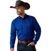 ARIAT mens Solid Twill Classic Fit Shirt – Men’s Long Sleeve Western Button-down(Ultramarine)