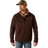 ARIAT mens Vernon Softshell Jacket(Coffee Bean)
