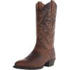 Ariat Heritage Round Toe Western Boots – Men’s Round Toe Cowboy Boot(Brown)