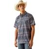 Ariat Mens Fitted Venttek Grey Shirt(Ebony Grey)