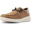 Ariat Men`s Hilo Navy Mesh Casual Shoe(Heathered Sand/Cream Aztec Print)