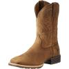 Ariat Men’s Hybrid Rancher Western Cowboy Boot(Brown-distressed)