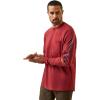 Ariat Mens Rebar Cotton Strong Graphic T-Shirt(Brick Red)