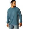 Ariat Mens Rebar Cotton Strong Graphic T-Shirt(Stargazer/Smoke Blue)