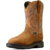Ariat Men’s Workhog XT H2O Distressed Bravo Brown Soft Toe Work Boot(Distressed Brown/Bravo Brown)