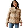Ariat (WSL Womens Serrano Southwest REAL Crius Jacket(Savannah Tan/Dune Print)