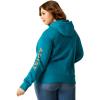 Ariat Women’s Hooded Sweatshirt(Deep Lagoon)