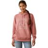 Ariat Women’s Hooded Sweatshirt(Real Fading Lines Dusty Rose)