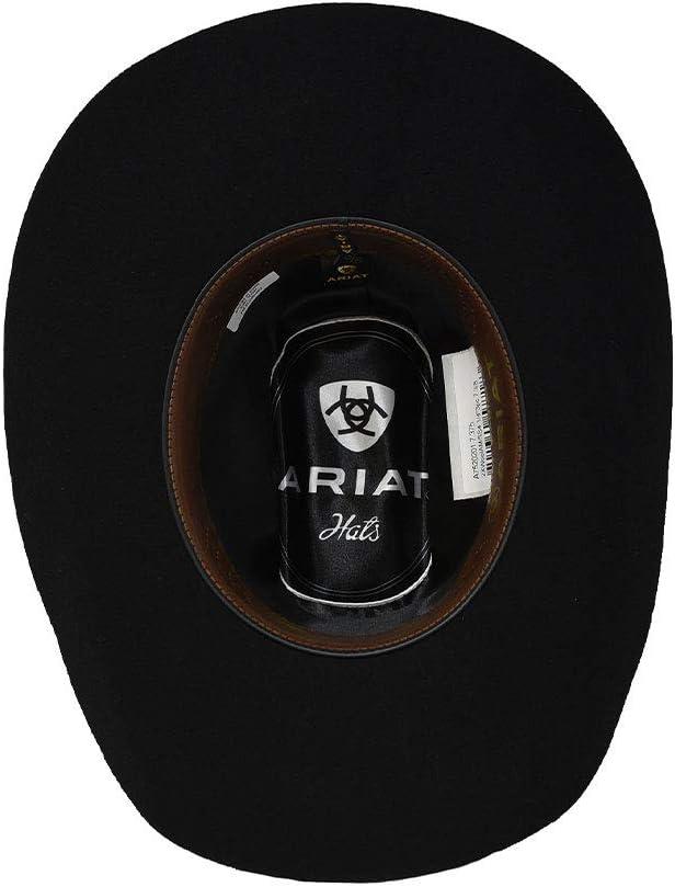 imageARIAT Added Money 2X Wool Cowboy Hat with HandCreased BrimBlack