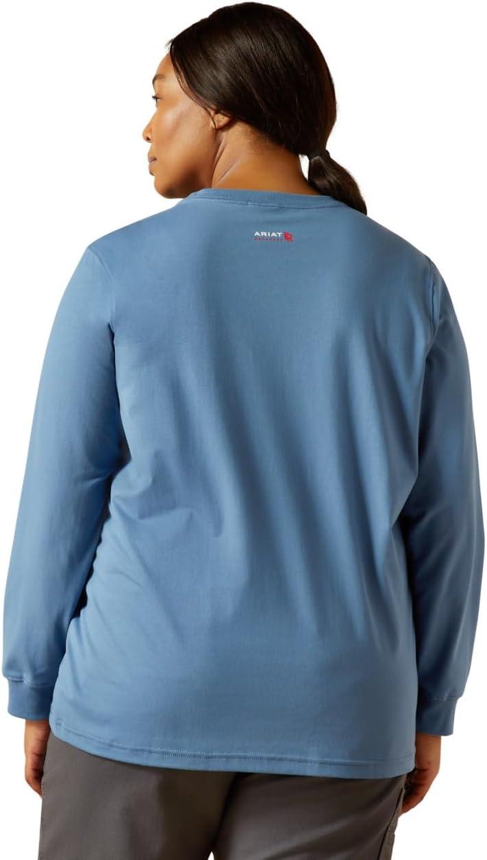 imageARIAT FR Stretch Logo TShirtMoonlight Blue