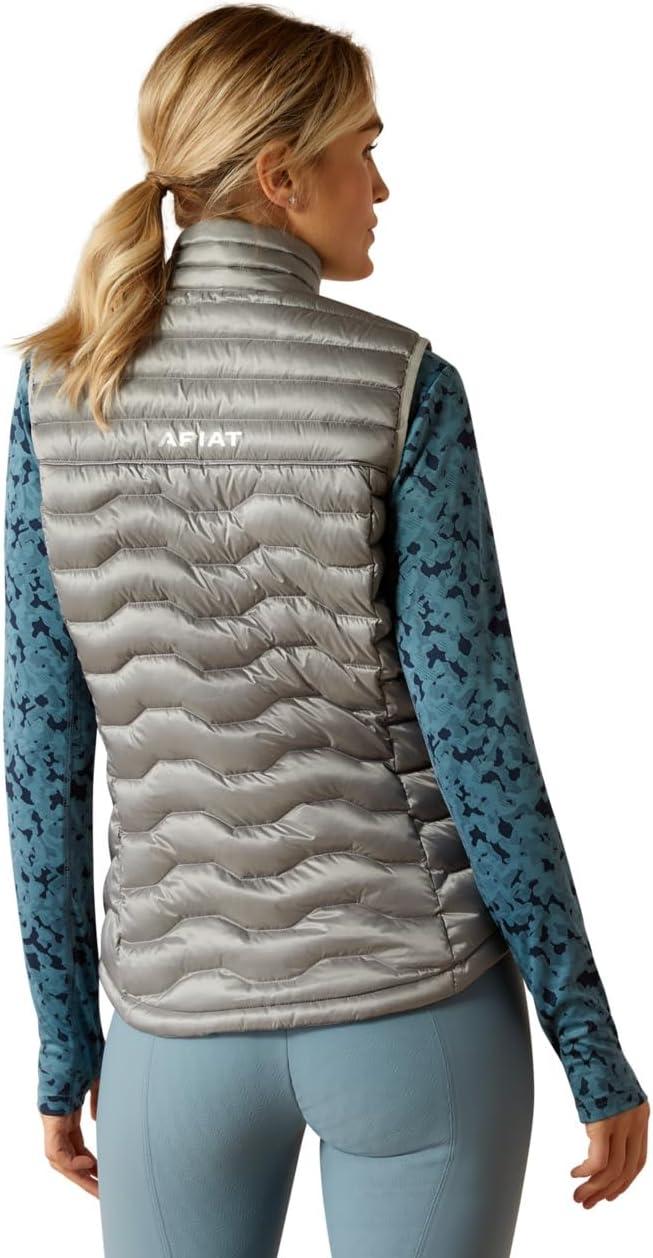 imageARIAT Ladies Ideal 30 Down VestIridescent Ultimate Grey