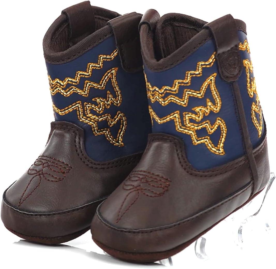 imageARIAT Lil Stompers Infant Unisex Western BootsBrown Deadwood