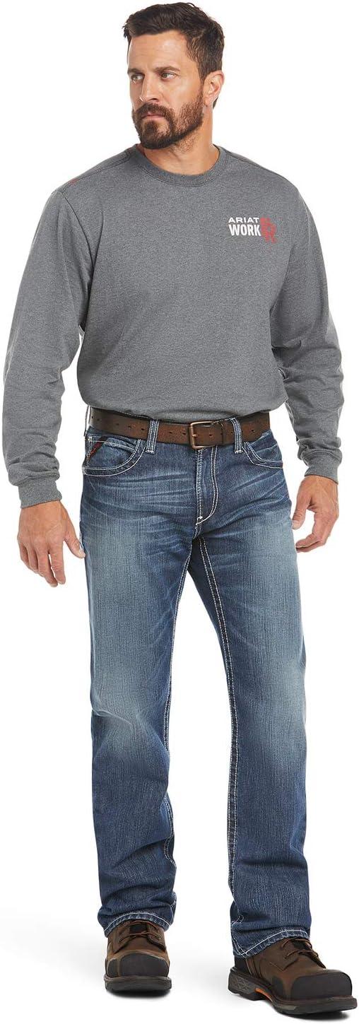 imageARIAT Mens Fr M4 Relaxed Ridgeline Boot Cut JeanGlacier