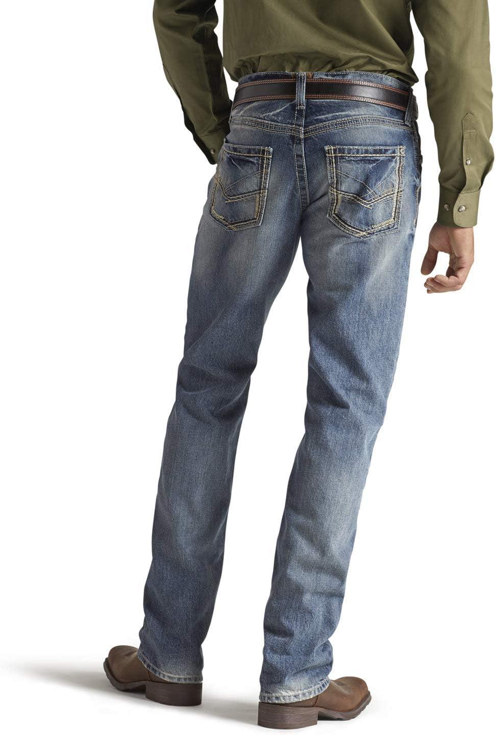 imageARIAT Mens M5 Slim Gambler Stackable Straight Leg JeanGambler