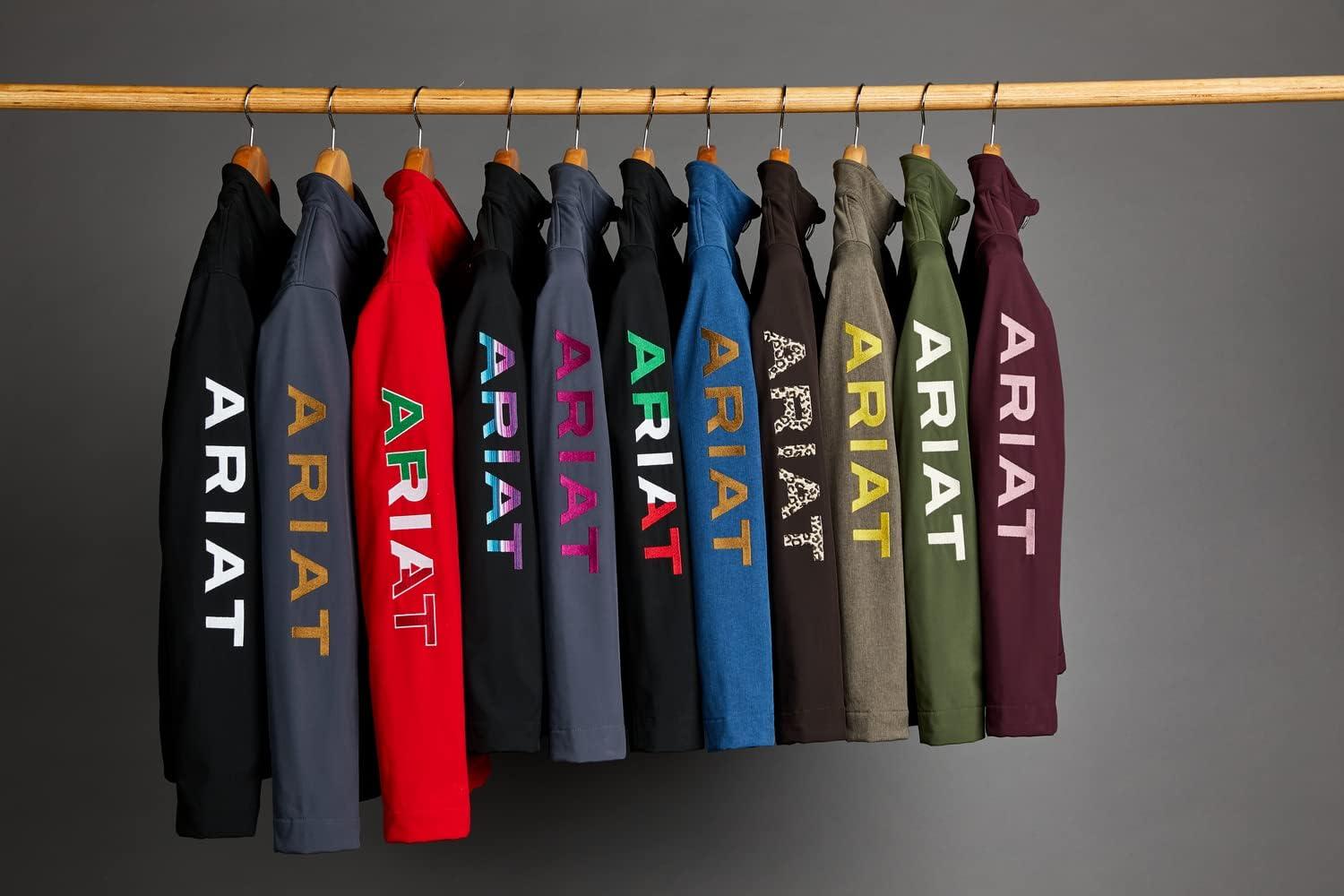 imageARIAT Mens New Team Softshell Mexico Water Resistant JacketMex Black