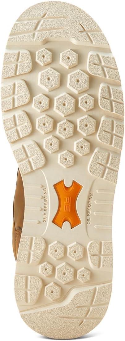 imageARIAT Mens Rebar Wedge Moc 6quot Waterproof Composite Toe Work Boot IndustrialDistressed Brown