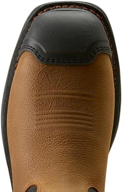 imageARIAT Mens Workhog CSA Waterproof Insulated Composite Toe Work Boot IndustrialBlackRye Brown