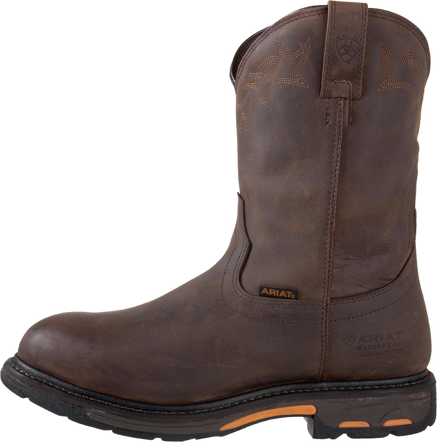 imageARIAT Mens Workhog H2O Work BootWorkhog Waterproof Work Boots
