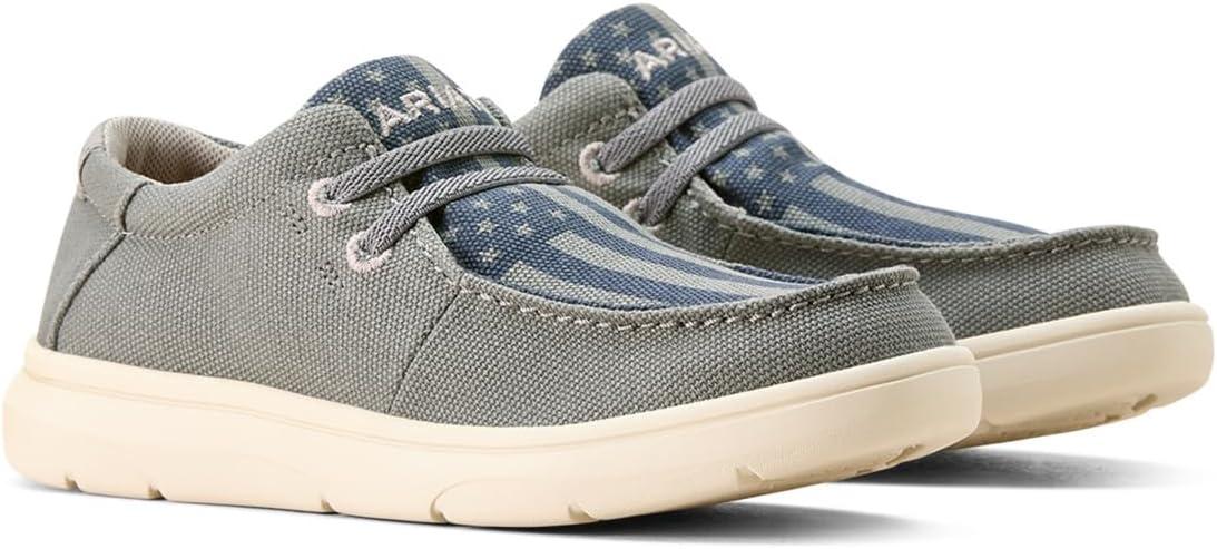 imageARIAT UnisexChild YTHHiloCoastal GreyAmerican Flag