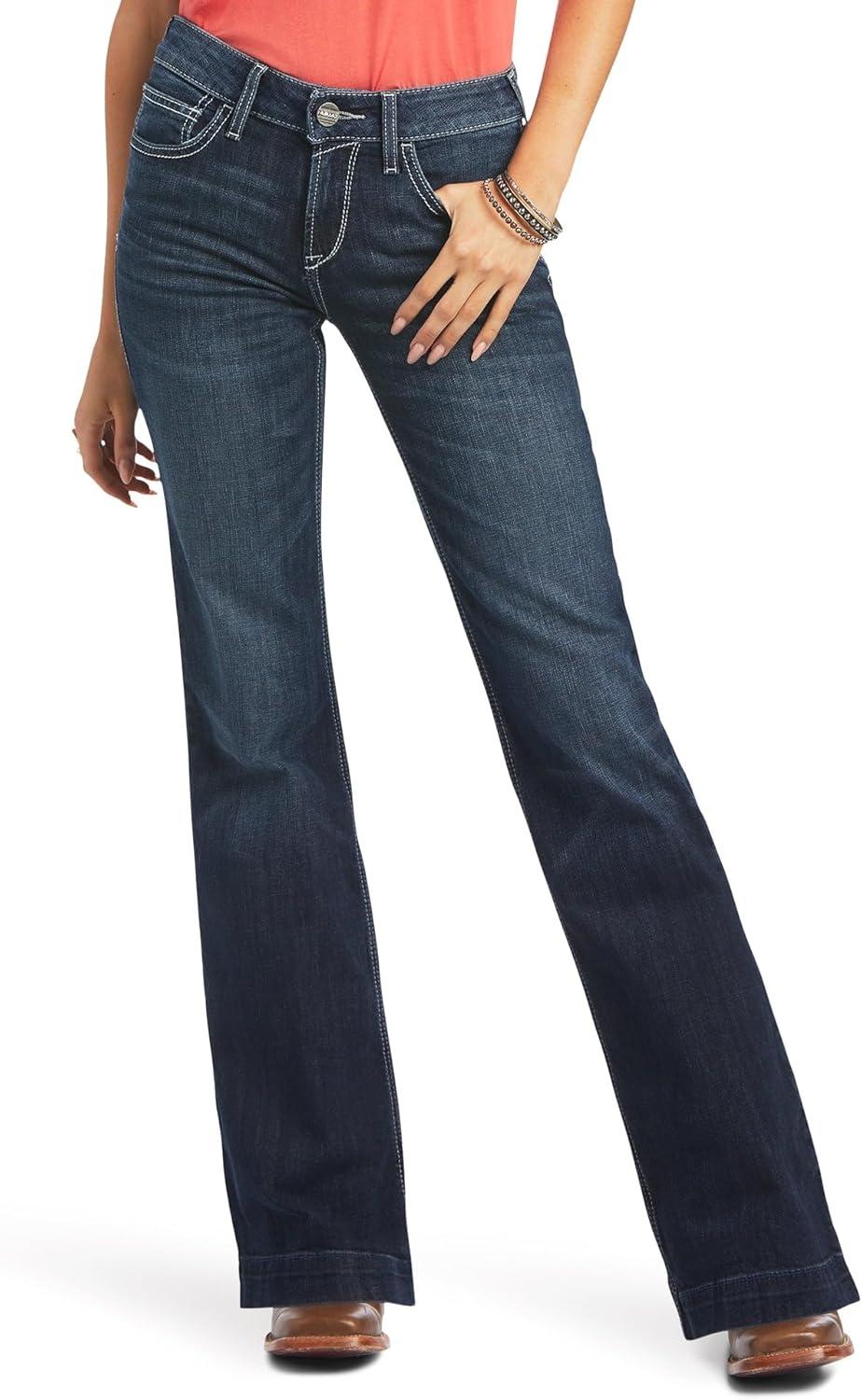 imageARIAT Womens Trouser Perfect Rise Aisha Wide Leg JeanMissouri