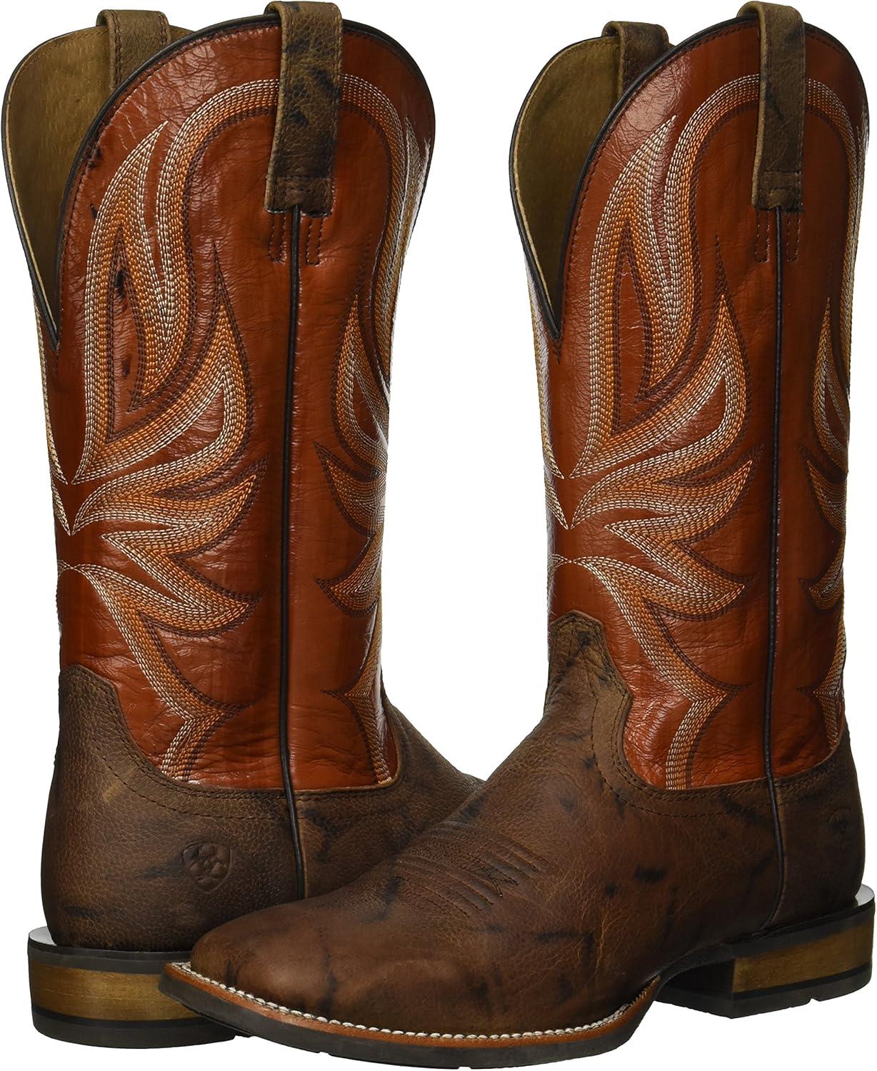 imageARIAT Workhog Wide Square Toe H2O Mens BootTrusty Brown