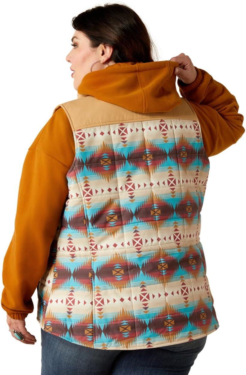 imageARIAT womens Crius Insulated VestSerrano Southwest Print