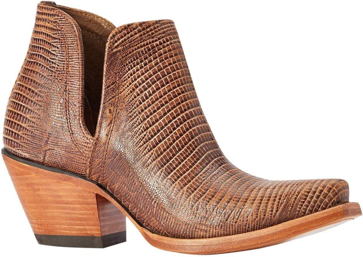 imageARIAT womens Dixon Chimayo Western BootBrown Lizard Print