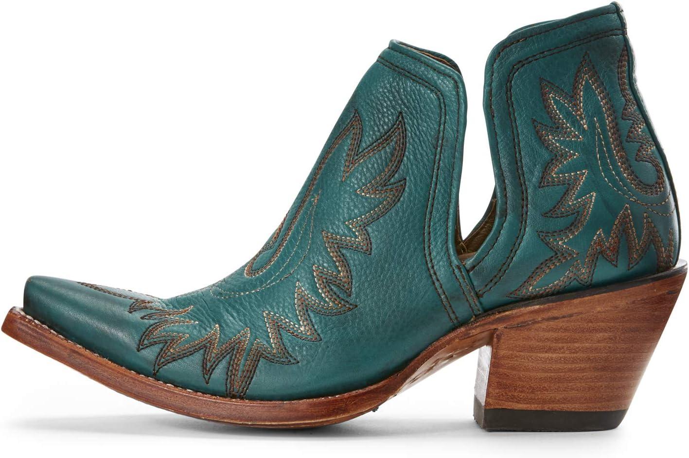 imageARIAT womens Dixon Chimayo Western BootDistressed Gold