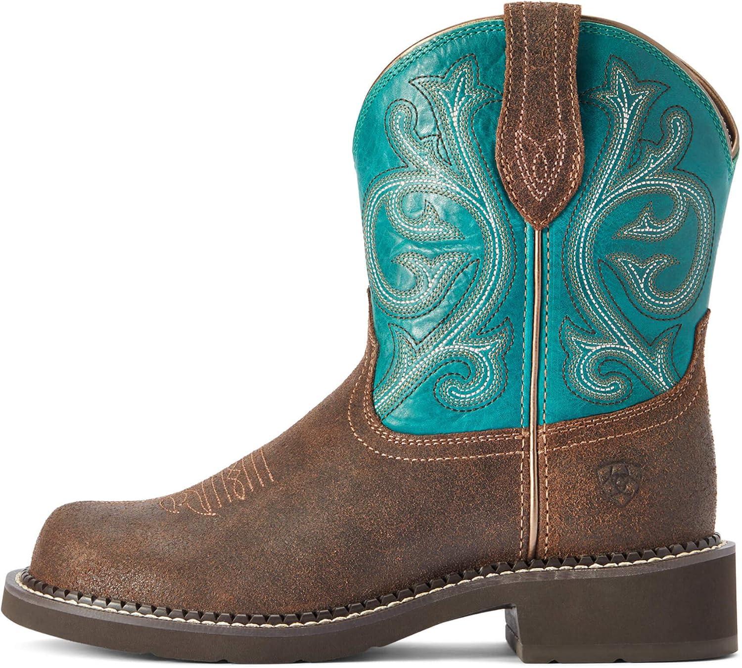 imageARIAT womens Gembaby Western BootWorn Hickory