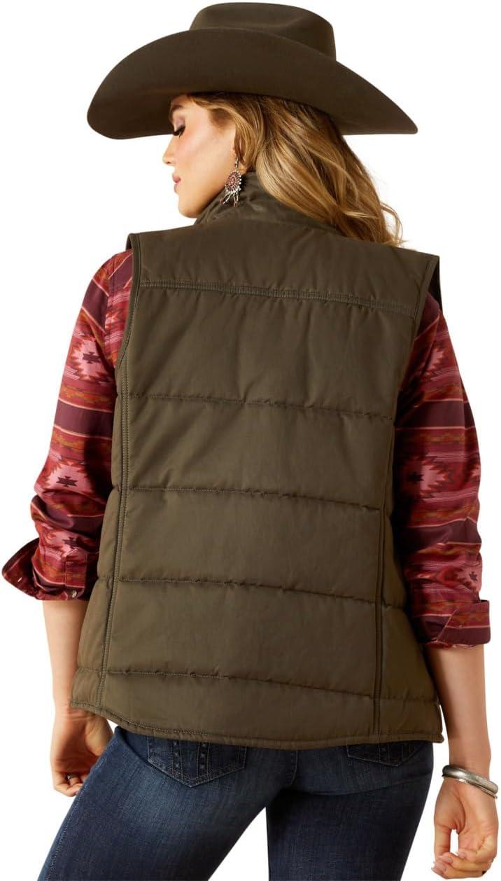 imageARIAT womens Grizzly Quilted VestEarth