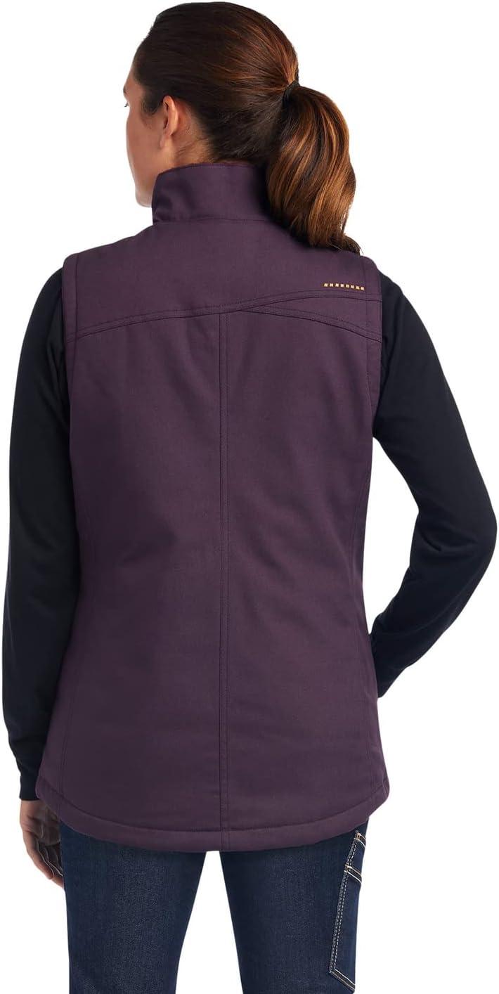 imageARIAT womens Rebar Duracanvas Insulated VestPlum Perfect