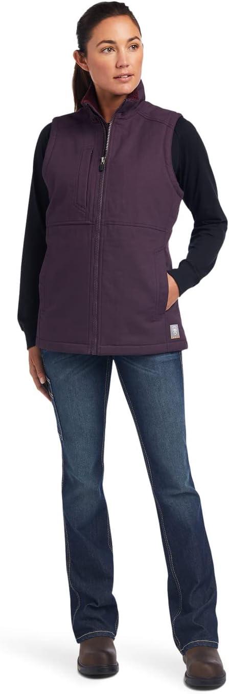 imageARIAT womens Rebar Duracanvas Insulated VestPlum Perfect