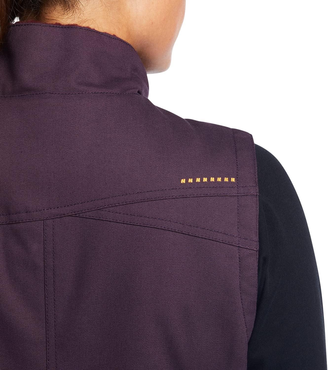 imageARIAT womens Rebar Duracanvas Insulated VestPlum Perfect